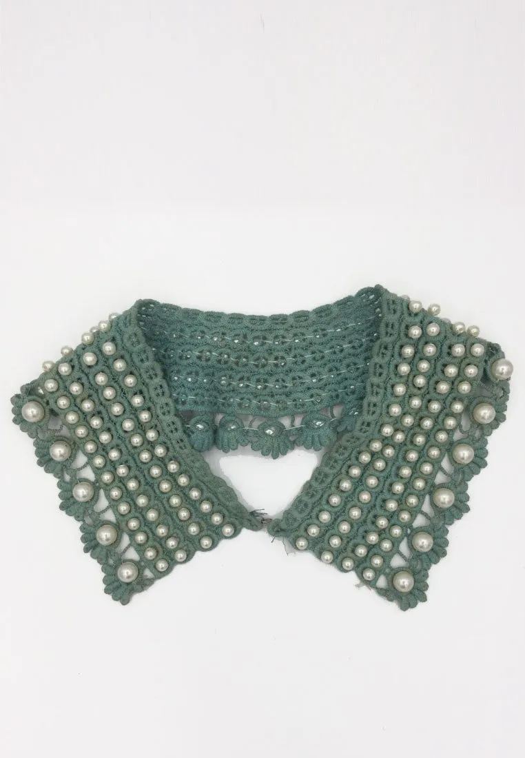 สร้อยคอแฟชั่นเเต่งมุข - Stylish Necklace With Cystals