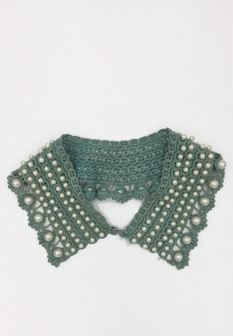 สร้อยคอแฟชั่นเเต่งมุข - Stylish Necklace With Cystals
