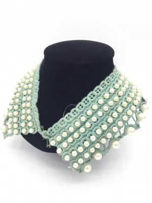 สร้อยคอแฟชั่นเเต่งมุข - Stylish Necklace With Cystals