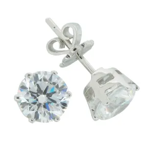 109-AG Earrings 2ct Brilliant