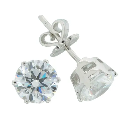 109-AG Earrings 2ct Brilliant