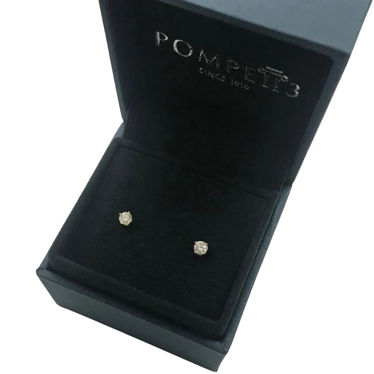 1/4 Ct TDW Genuine Diamond Studs Available in 14k White or Yellow Gold