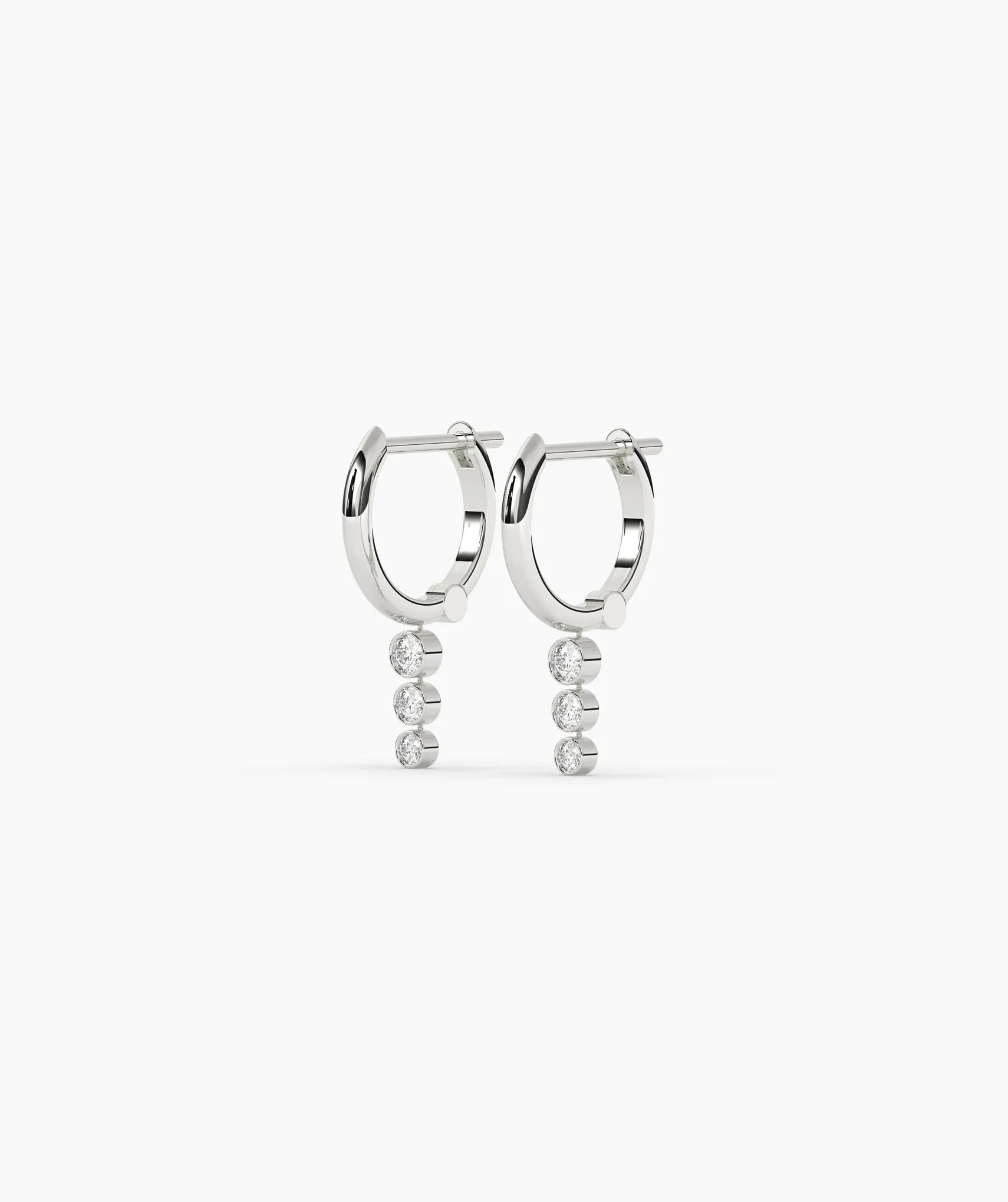 14K Gold Cascade Earrings