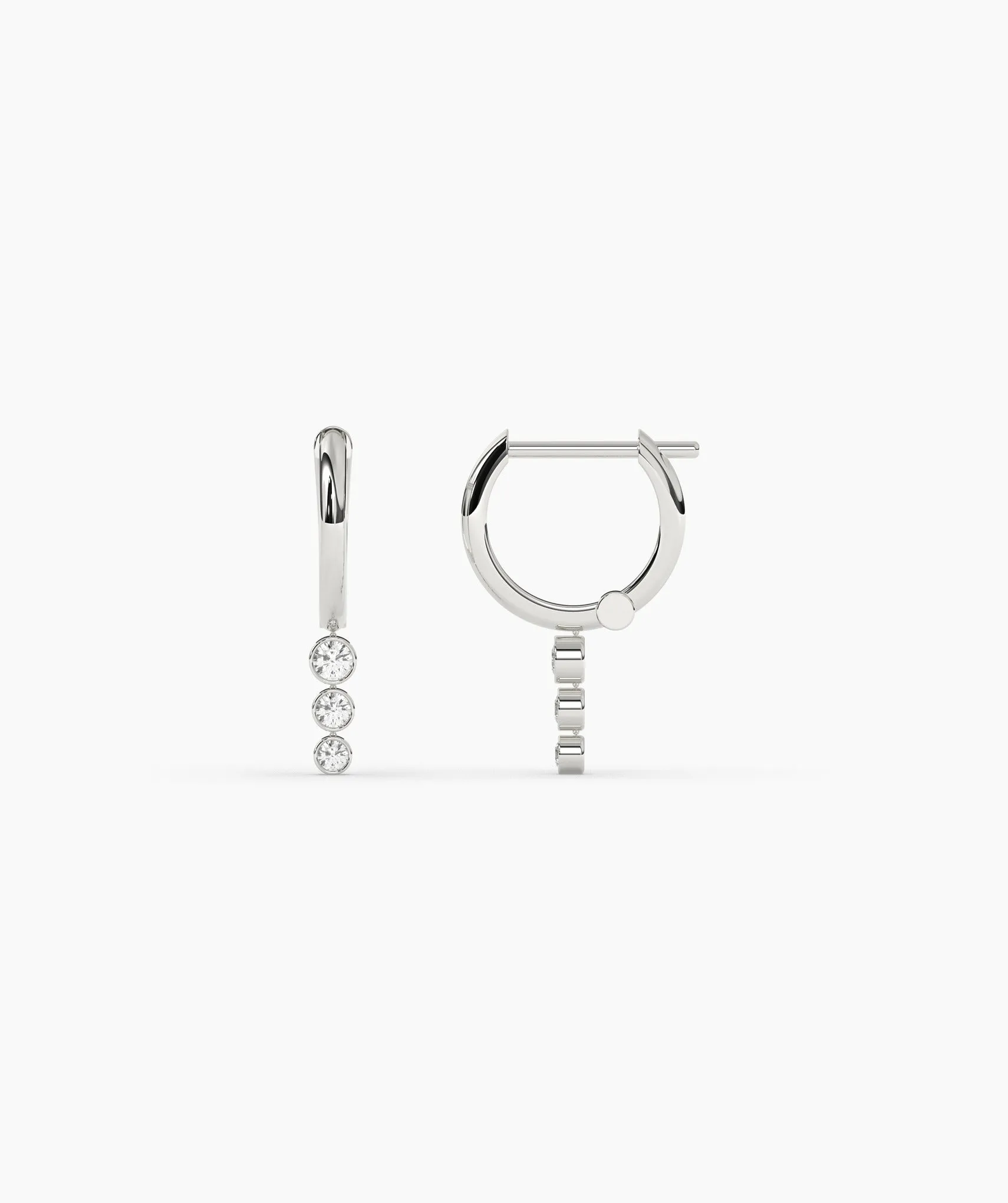14K Gold Cascade Earrings