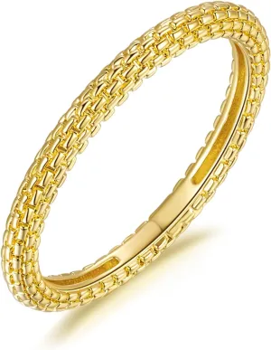 14K Gold Rings for Women Vintage Gold Rings for Women Non Tarnish Elegant Gorgeous Beauteous Statement Mens Rings 9
