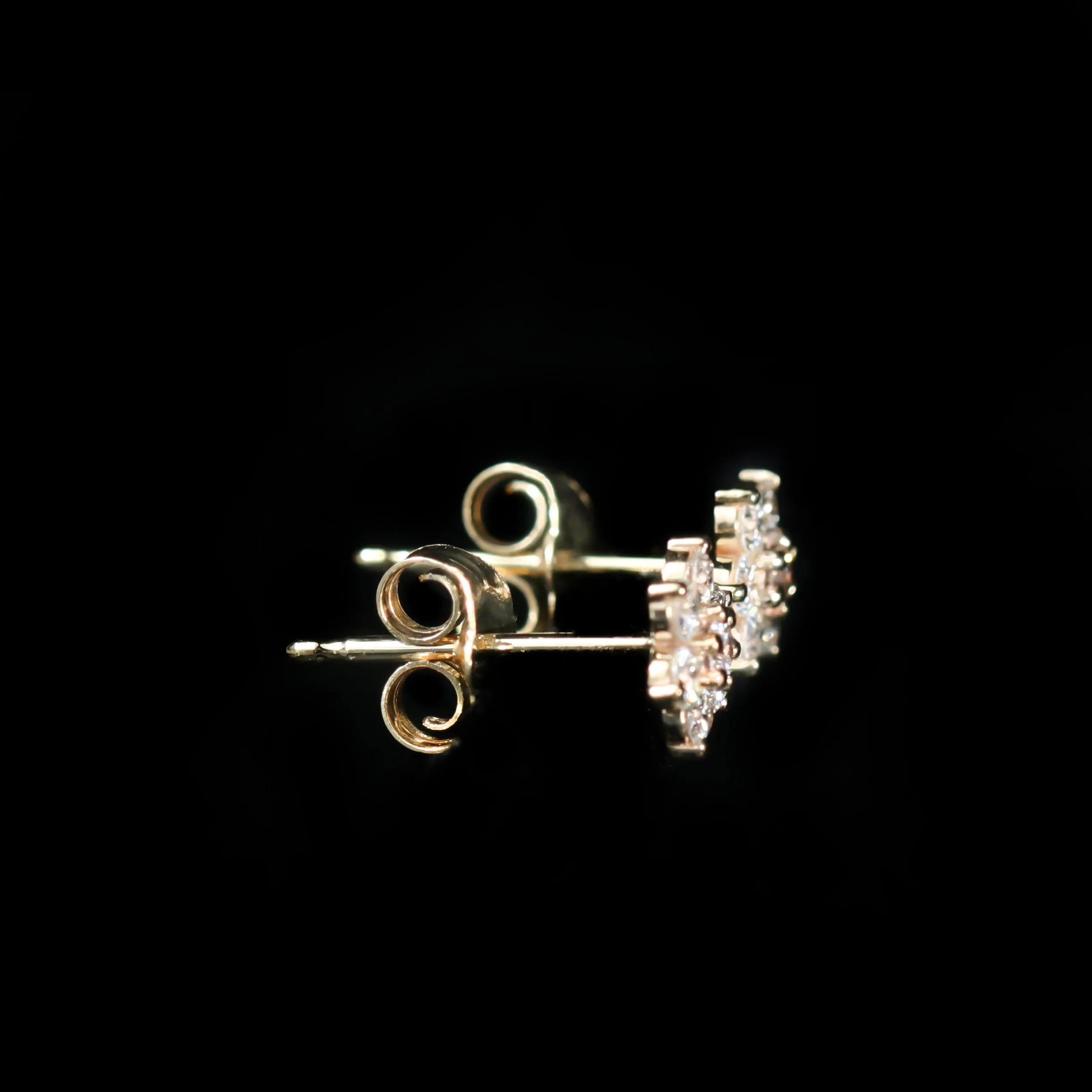 14K Yellow Gold 0.29 CTW Diamond Stud Earrings