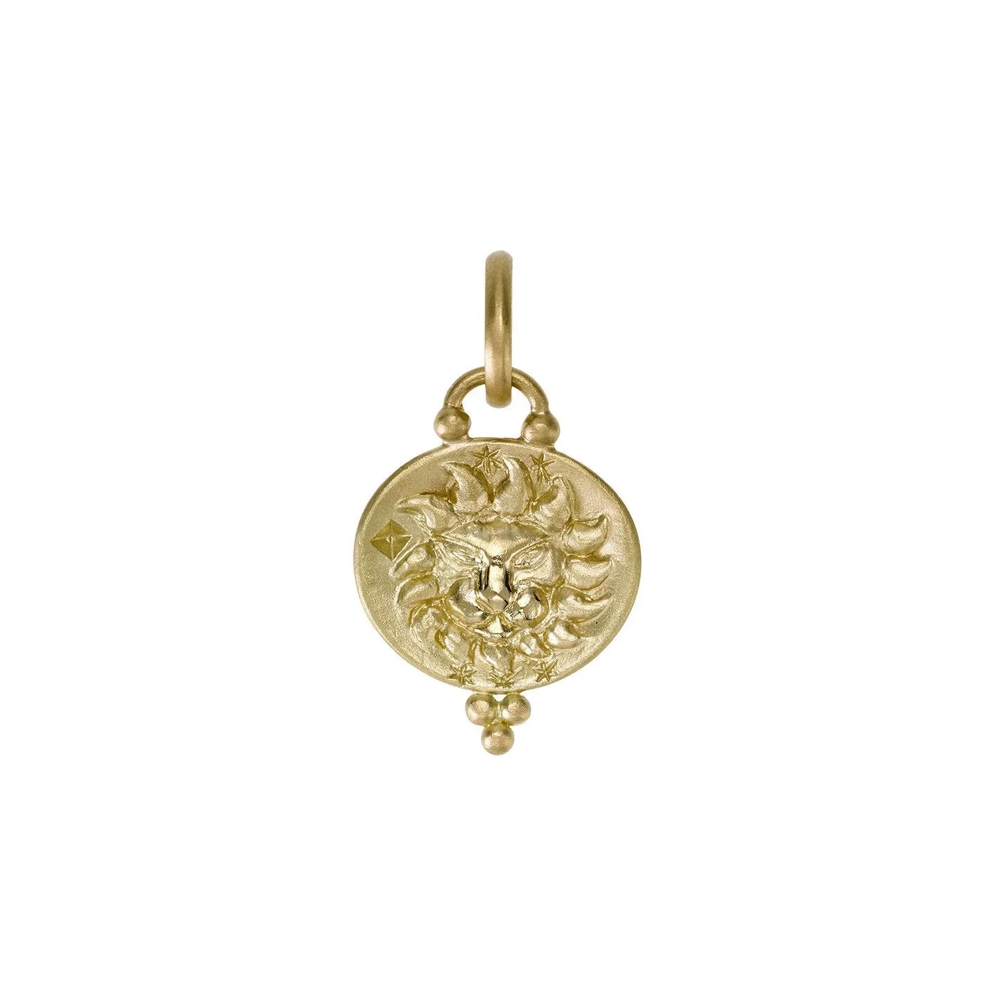 18K Leo Zodiac pendant