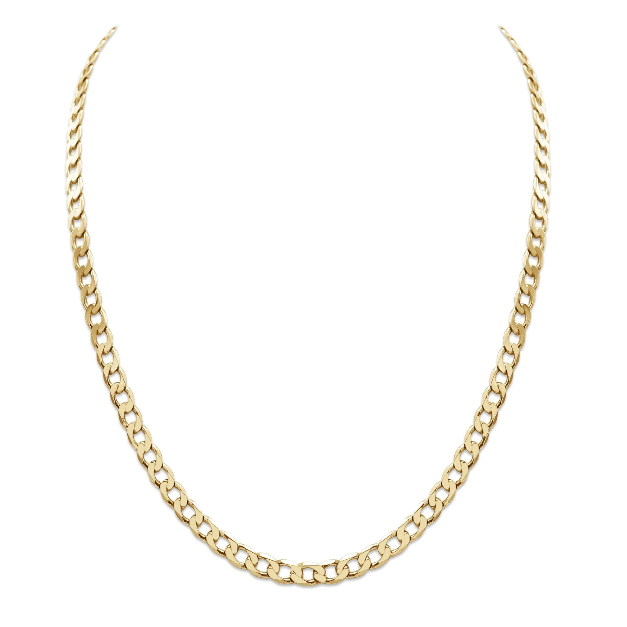 20" Curb Link Necklace - 9ct Yellow Gold