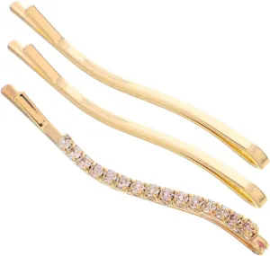 3pcs Decorative Rhinestone Hair Clips Elegant Hair Jewelry Accessories for Women Easy to Use Bobby Pins Grip for Any Hairstyle and Outfit