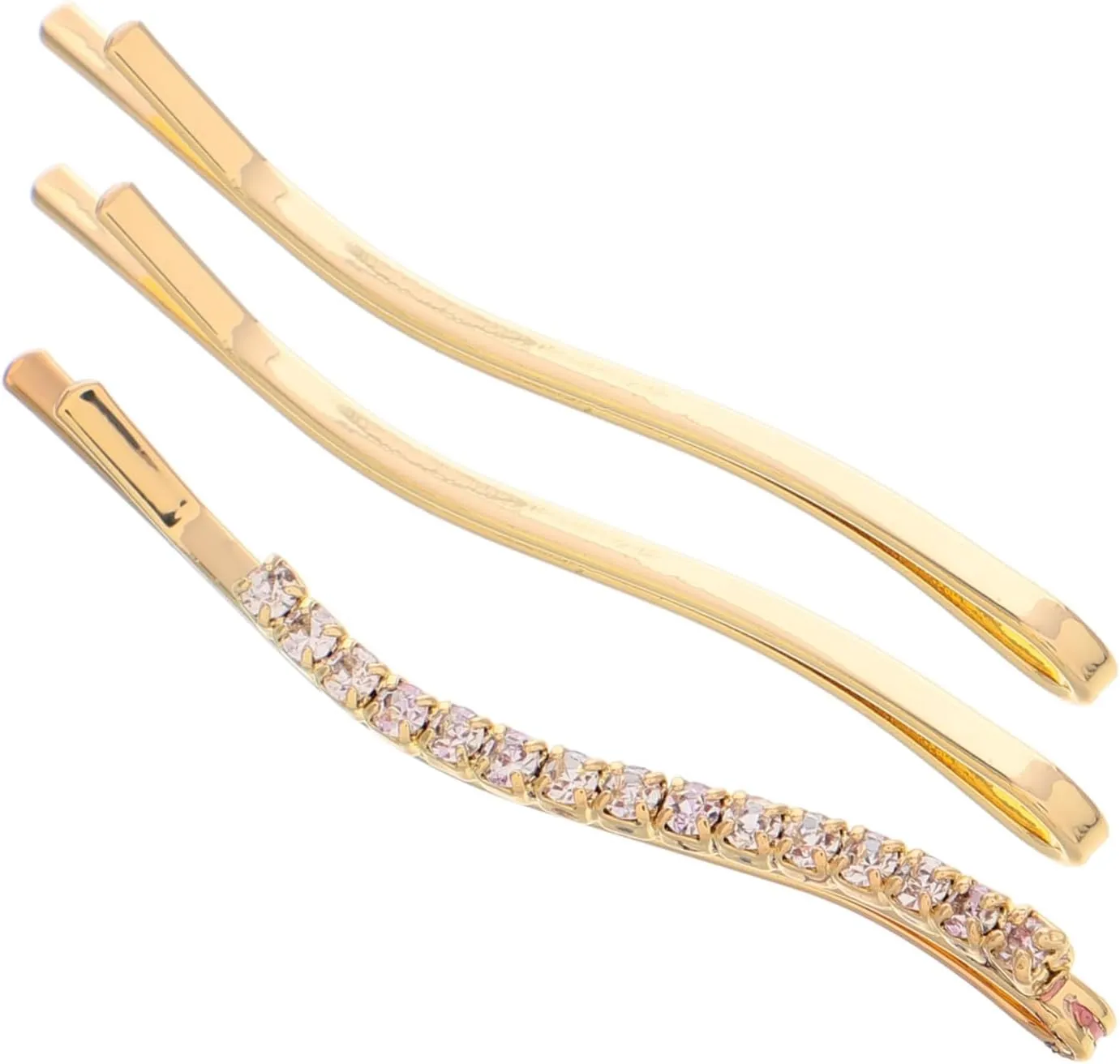 3pcs Decorative Rhinestone Hair Clips Elegant Hair Jewelry Accessories for Women Easy to Use Bobby Pins Grip for Any Hairstyle and Outfit
