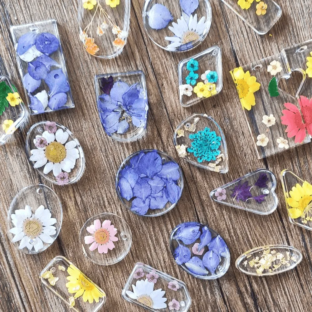 3PCs Resin Jewelry Molds for Resin Pendants, Keychains, Earrings