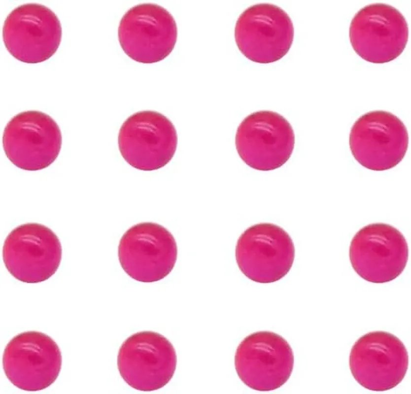 4Mm Ruby Pearls Balls Insert Ruby Ball for Jewelry Making, Bracelets, Necklaces, Crafts, Laboratory Chemicals(16 Pack)