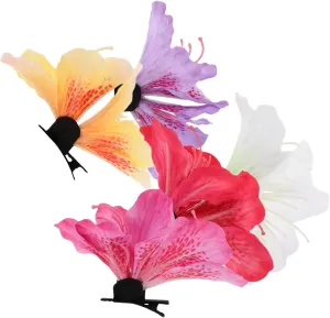 5pcs Boho Flower Hair Clips for Women of Artificial Floral Hairpins for Weddings Vacations and Photography Lightweight Durable and Colorfast Hair Accessories