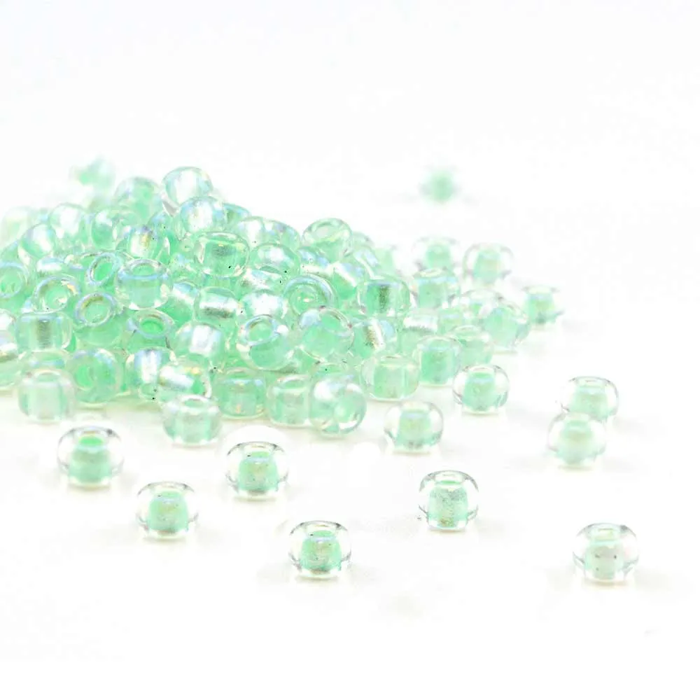 6-3642 Pearlized Crystal AB/Pale Mint