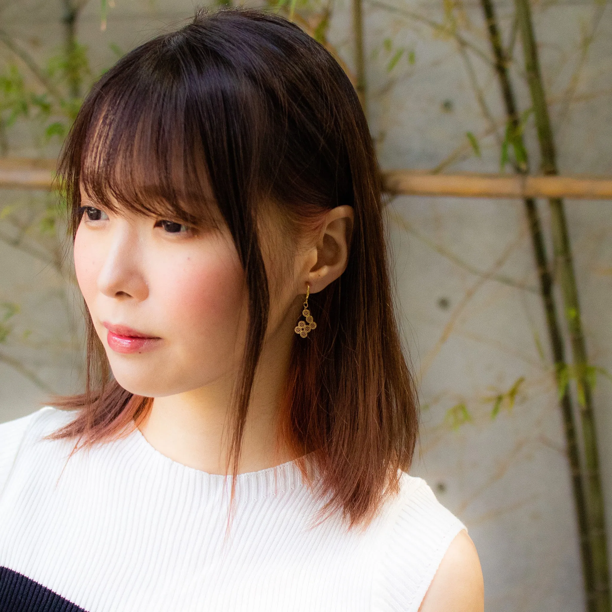 7-dots simple earrings