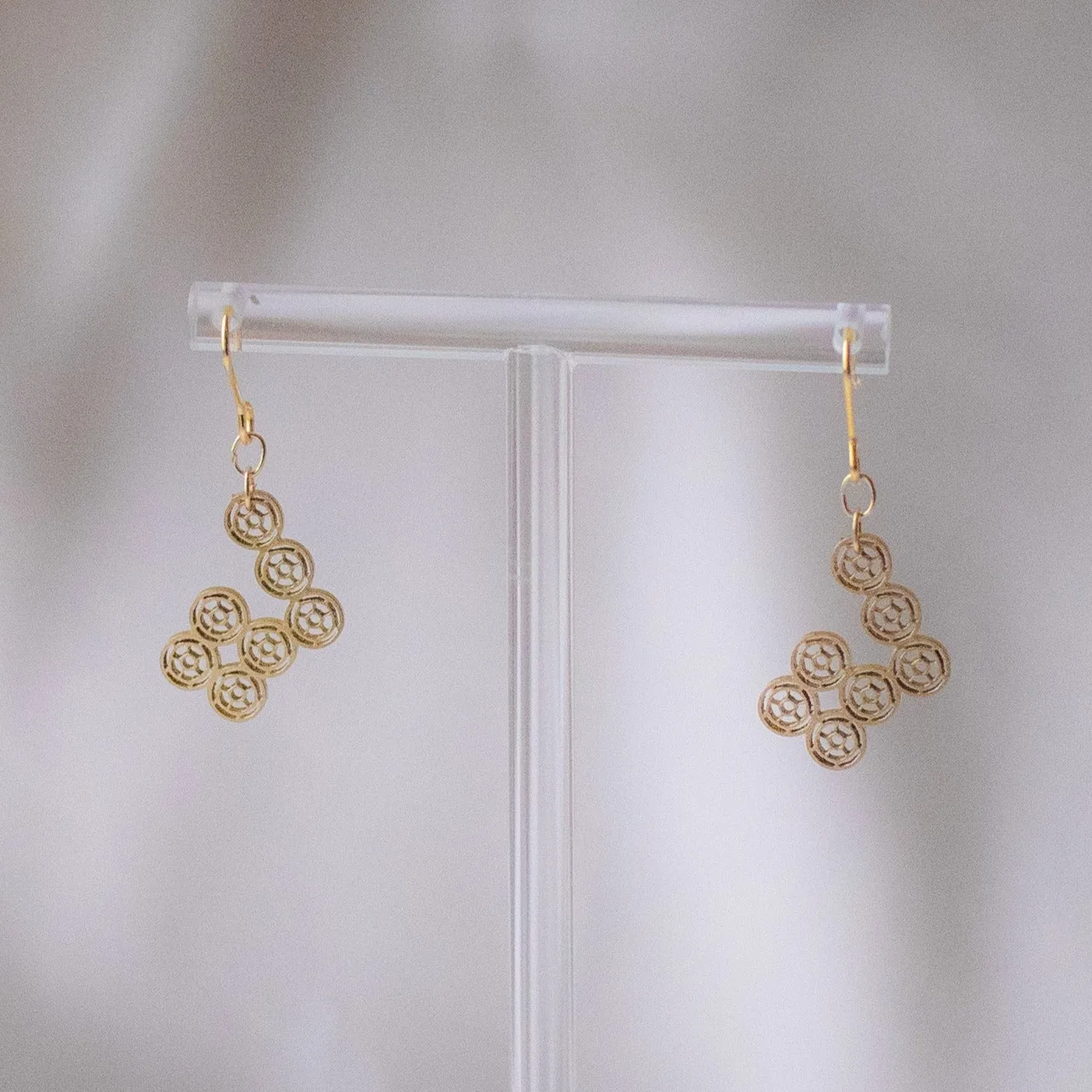 7-dots simple earrings