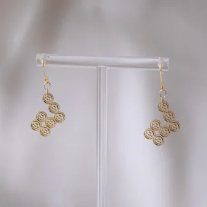 7-dots simple earrings