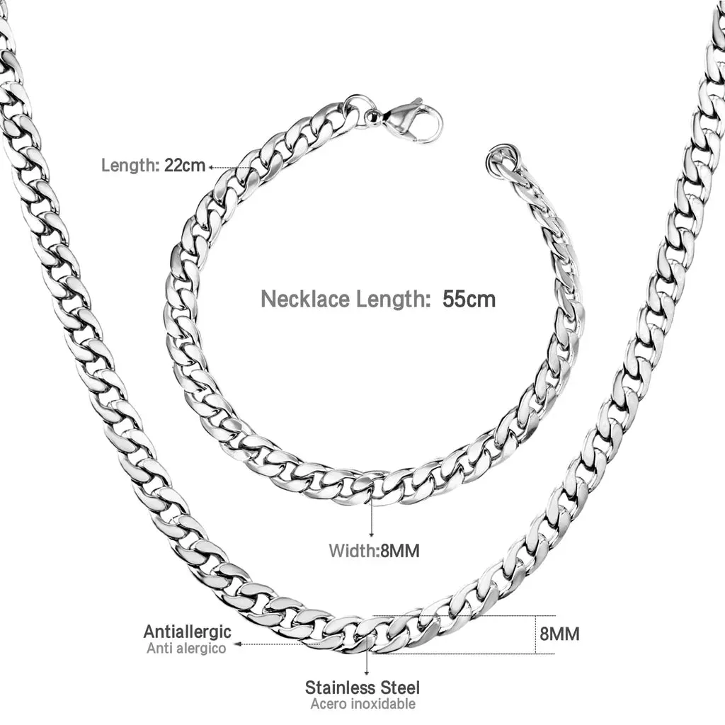 7 mm width necklace