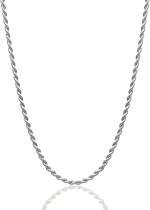 925 Sterling Silver Chain For Men Women Necklaces