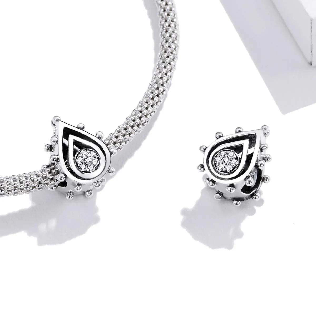 925 Sterling Silver Lotus Bud Beads For Diy Bracelets & Necklaces