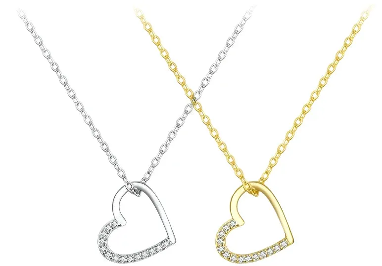 925 Sterling Silver love Pendant Necklace