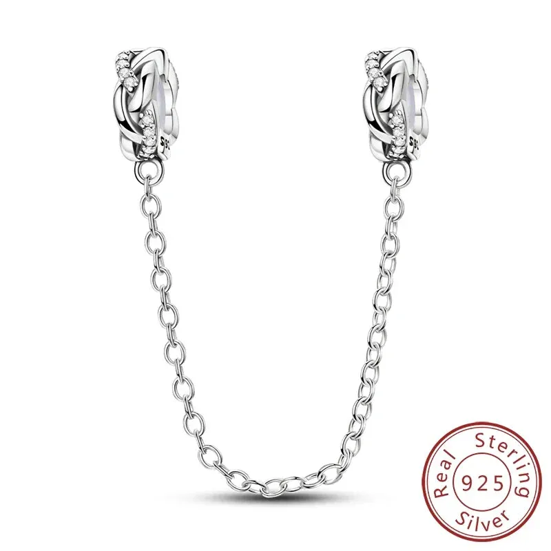 925 Sterling Silver Weave Stopper Chain For Bracelets & Necklaces