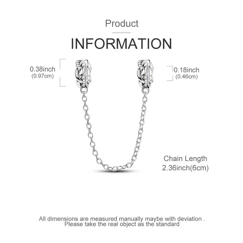 925 Sterling Silver Weave Stopper Chain For Bracelets & Necklaces