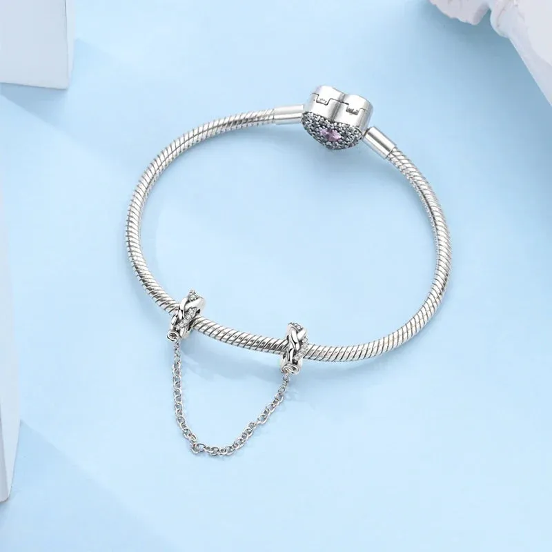 925 Sterling Silver Weave Stopper Chain For Bracelets & Necklaces