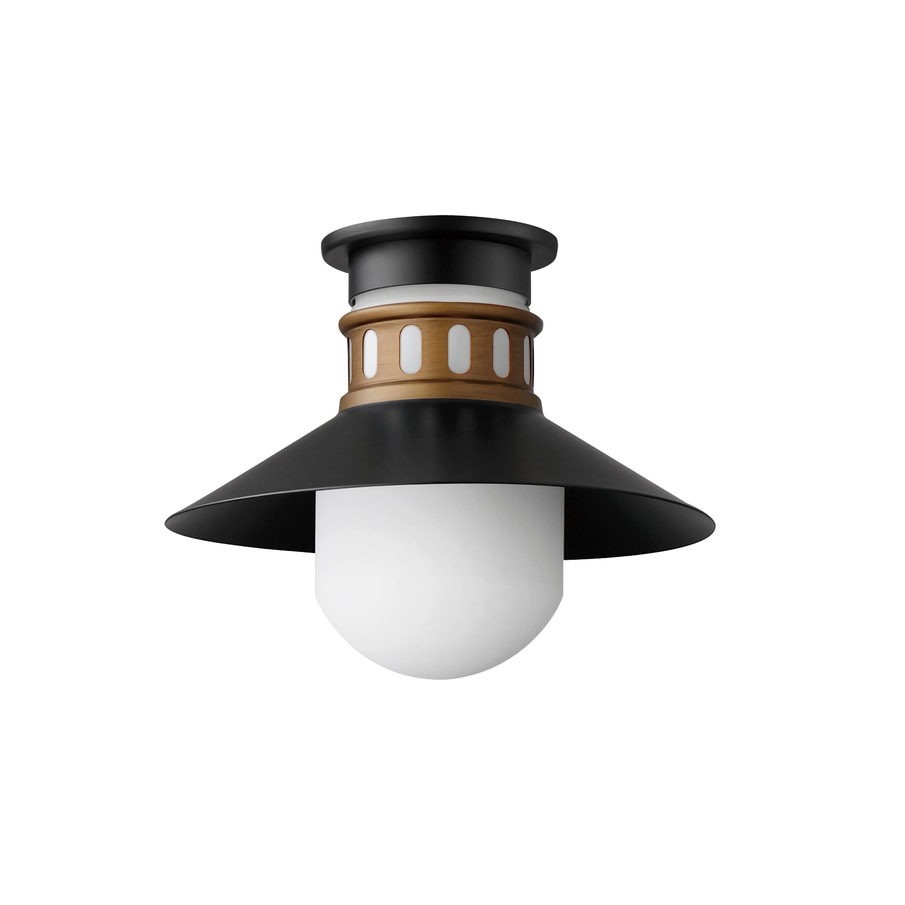Admiralty 1-Light Outdoor Flush Mount