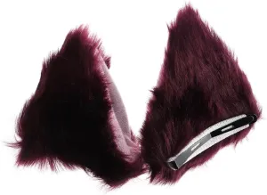 Adorable Cat Ear Hairpin Plush Hair Clip Headwear Fun Party Headdress for Boys and Girls Adults Random