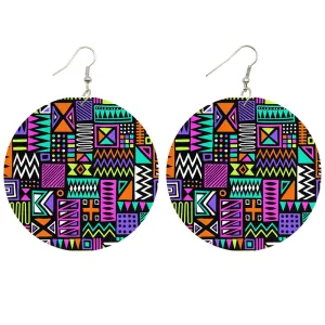 African earrings | Multicolor