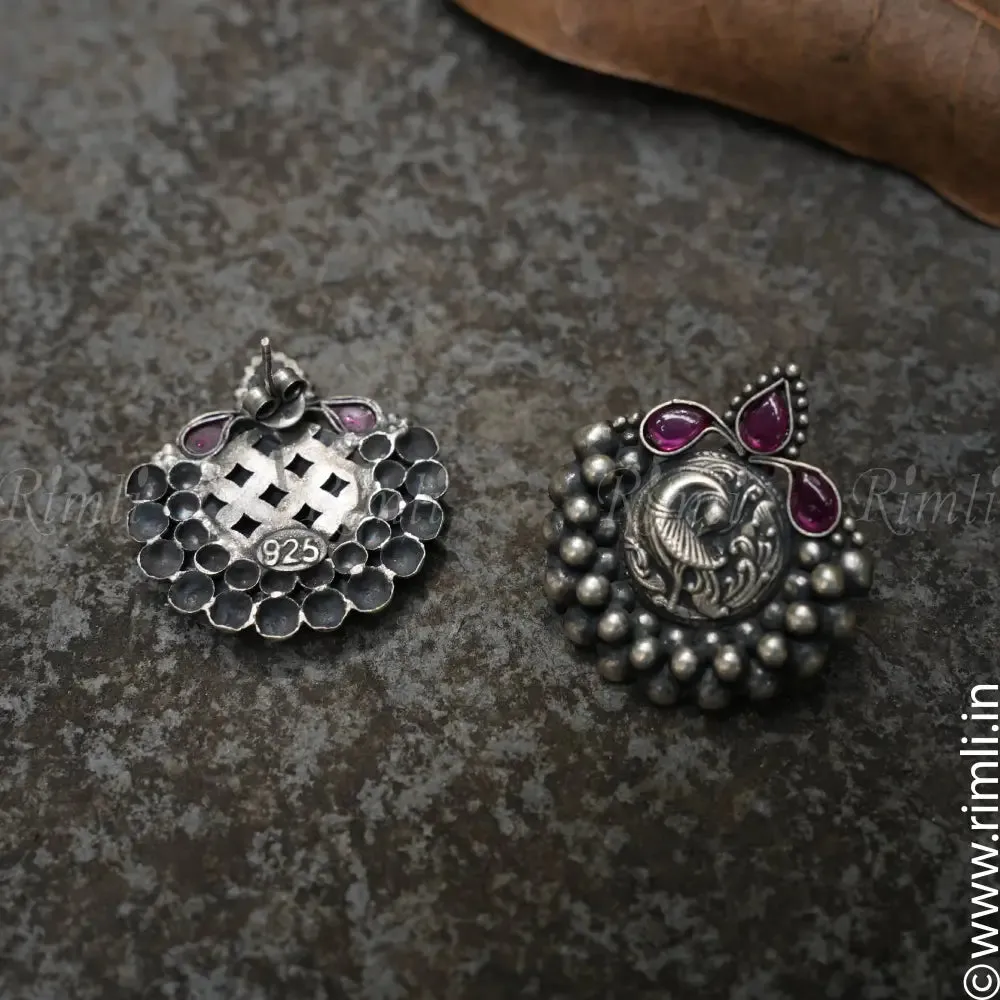 Aishani Silver Chand Ear Stud