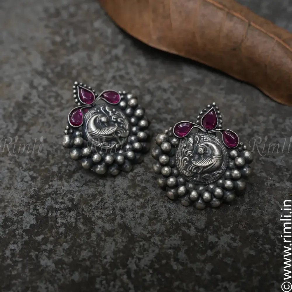 Aishani Silver Chand Ear Stud