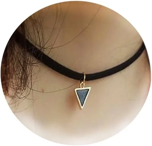 Aktully Black Choker Necklaces for Women Velvet Lace Choker Collar Necklace Goth Layered Choker Necklaces for Women Jewelry