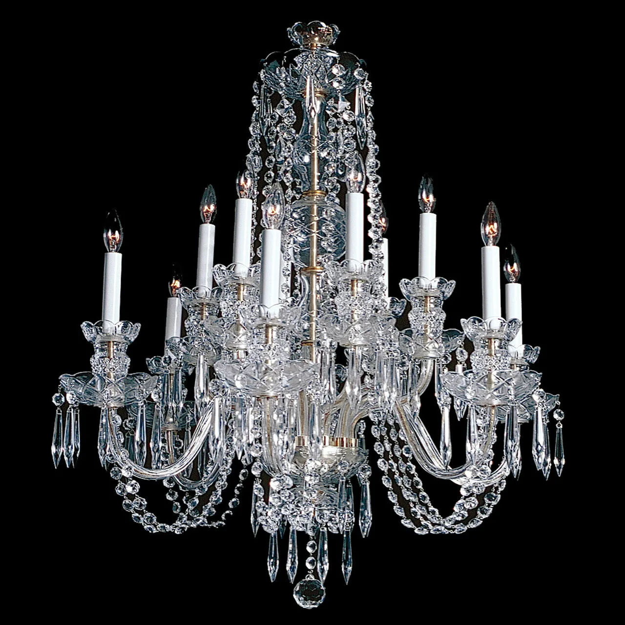 Alexandria - 12 Light Chandelier - 28" x 34"