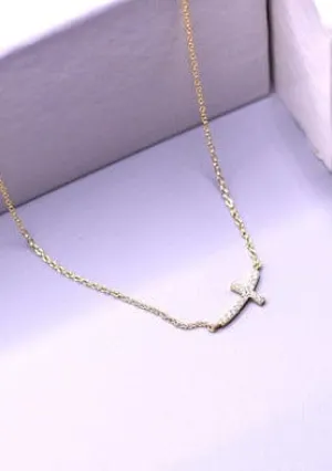 Aman Cross Necklace 18k