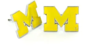 Aminco NCAA Women's Michigan Wolverines Post Stud Earrings