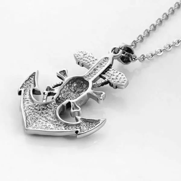 Anchor Skull Necklace "Sailor"