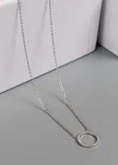 Art Circle Necklace 18k