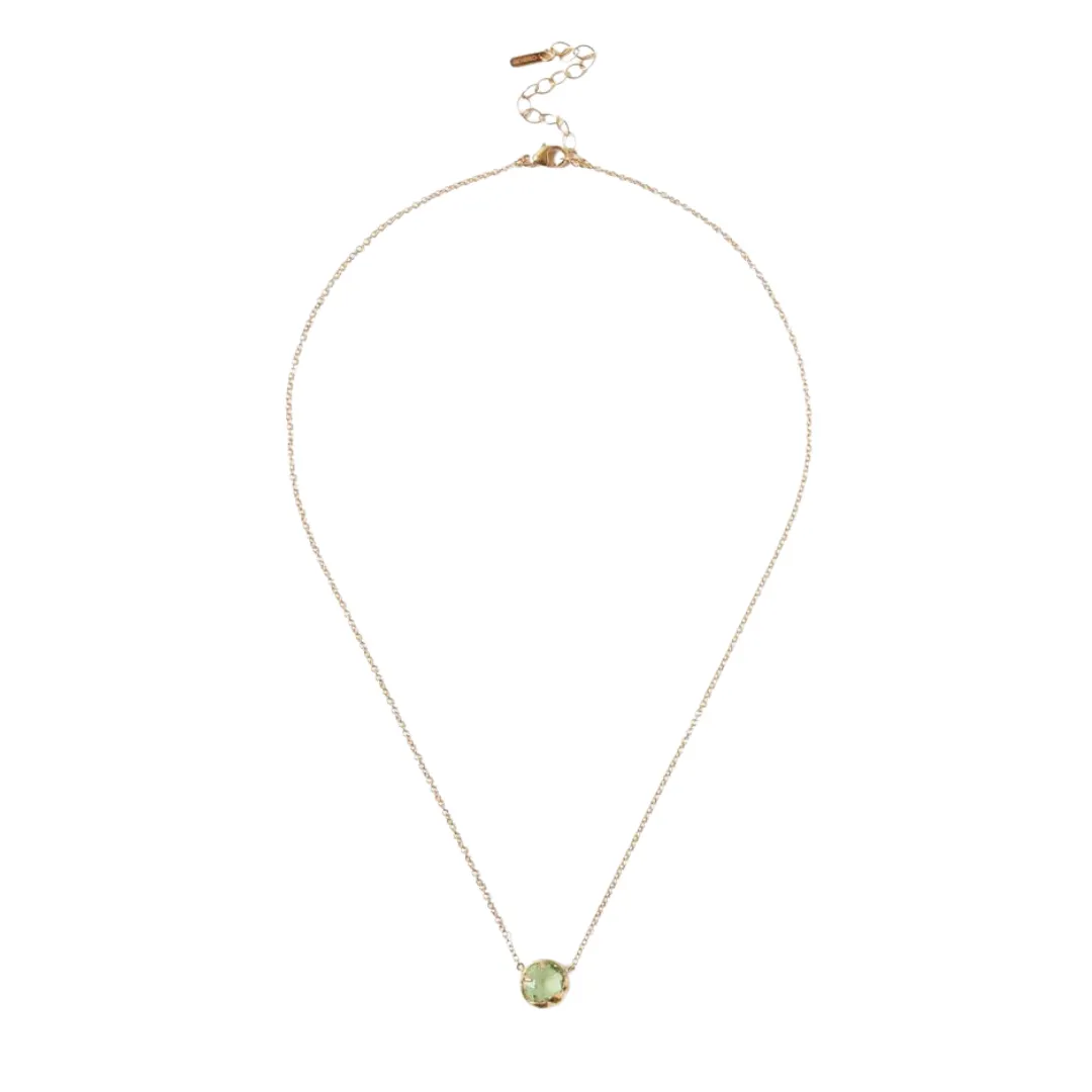 August Birthstone Necklace
