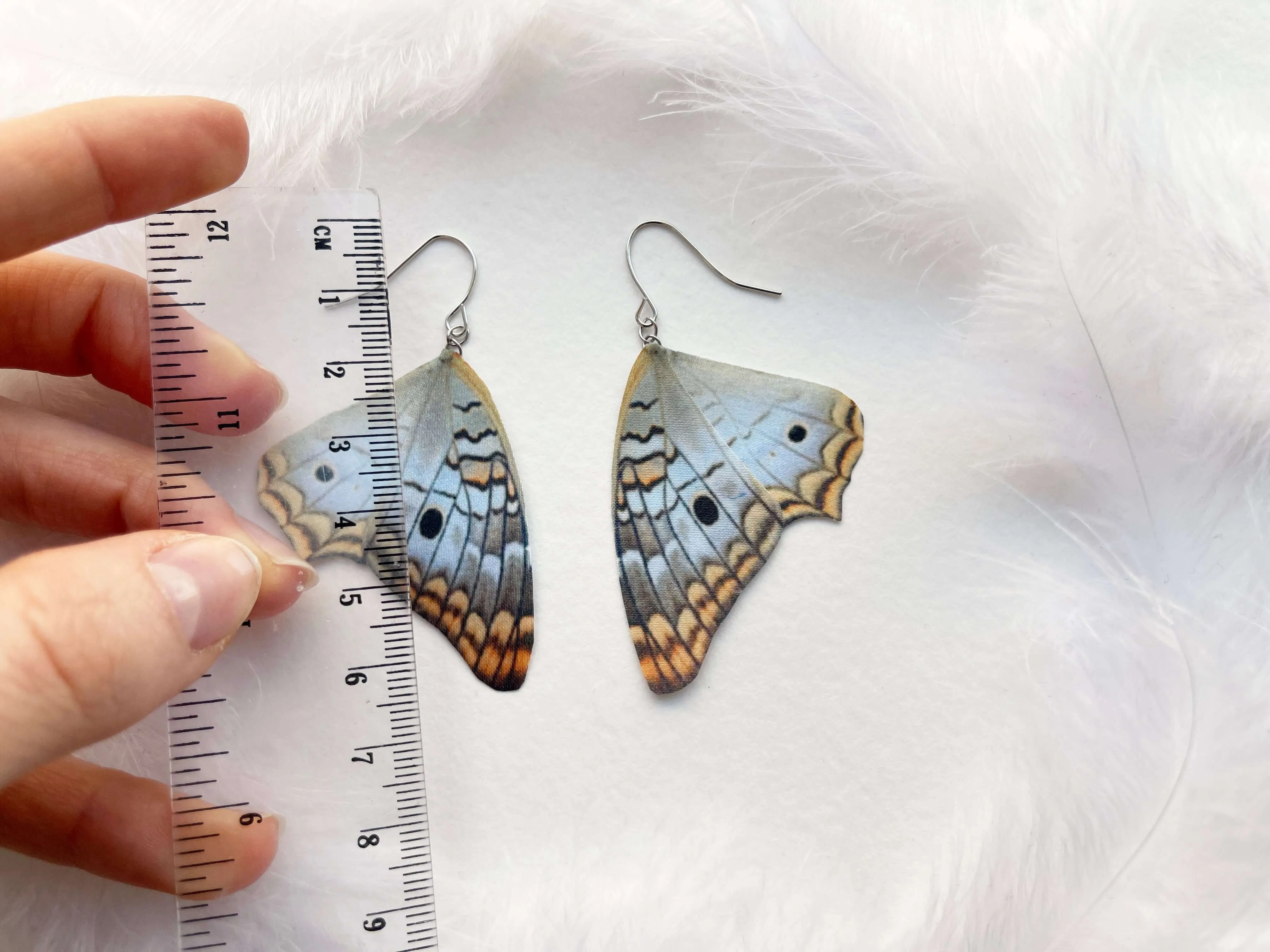 Baby Blue Wing Earrings In Boho Style Perfect Gift For Anyone Who Love Butterflies