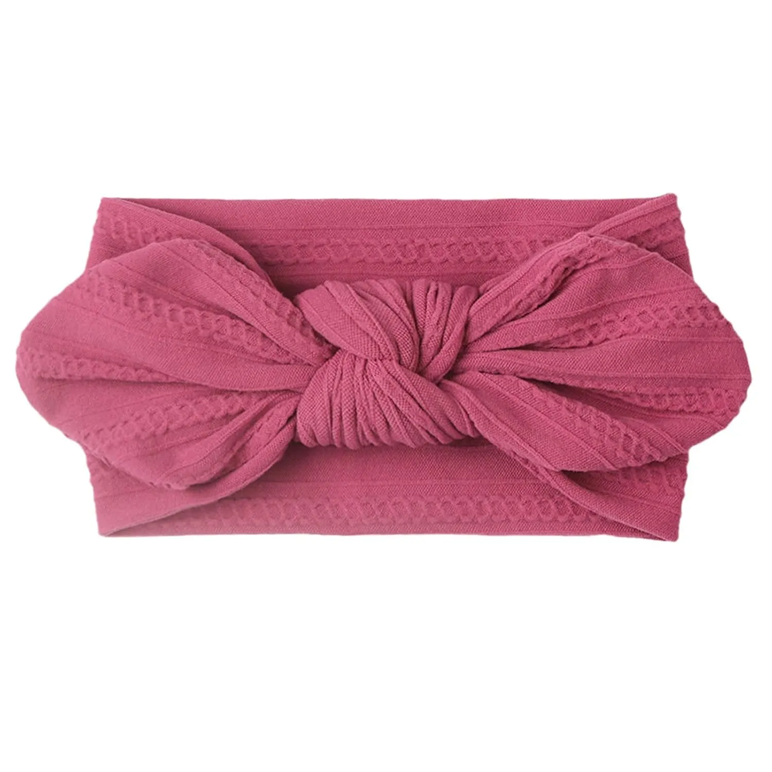 Baby Headbands With Big Baby Bows Nylon Hairbands Handmade Hair Accessories for Baby Girls Newborn Infant (M, One Size)