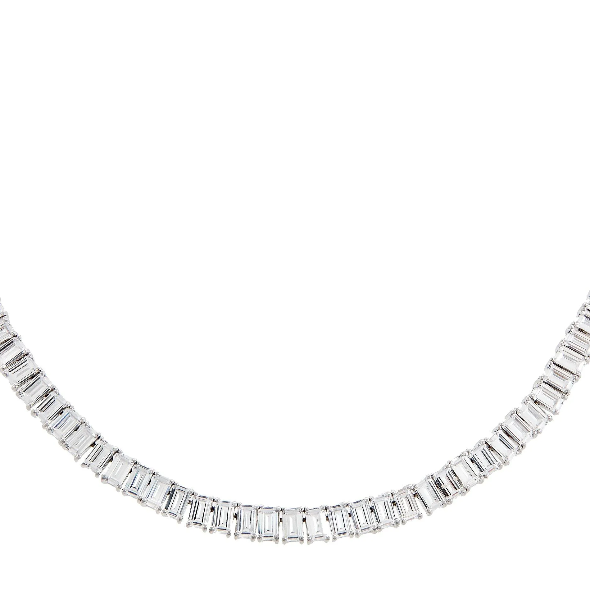 Baguette Tennis Necklace