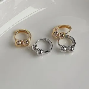 Beaded Hoop Earring