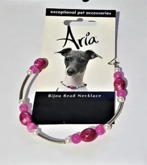 Bijou Bead Dog Necklace