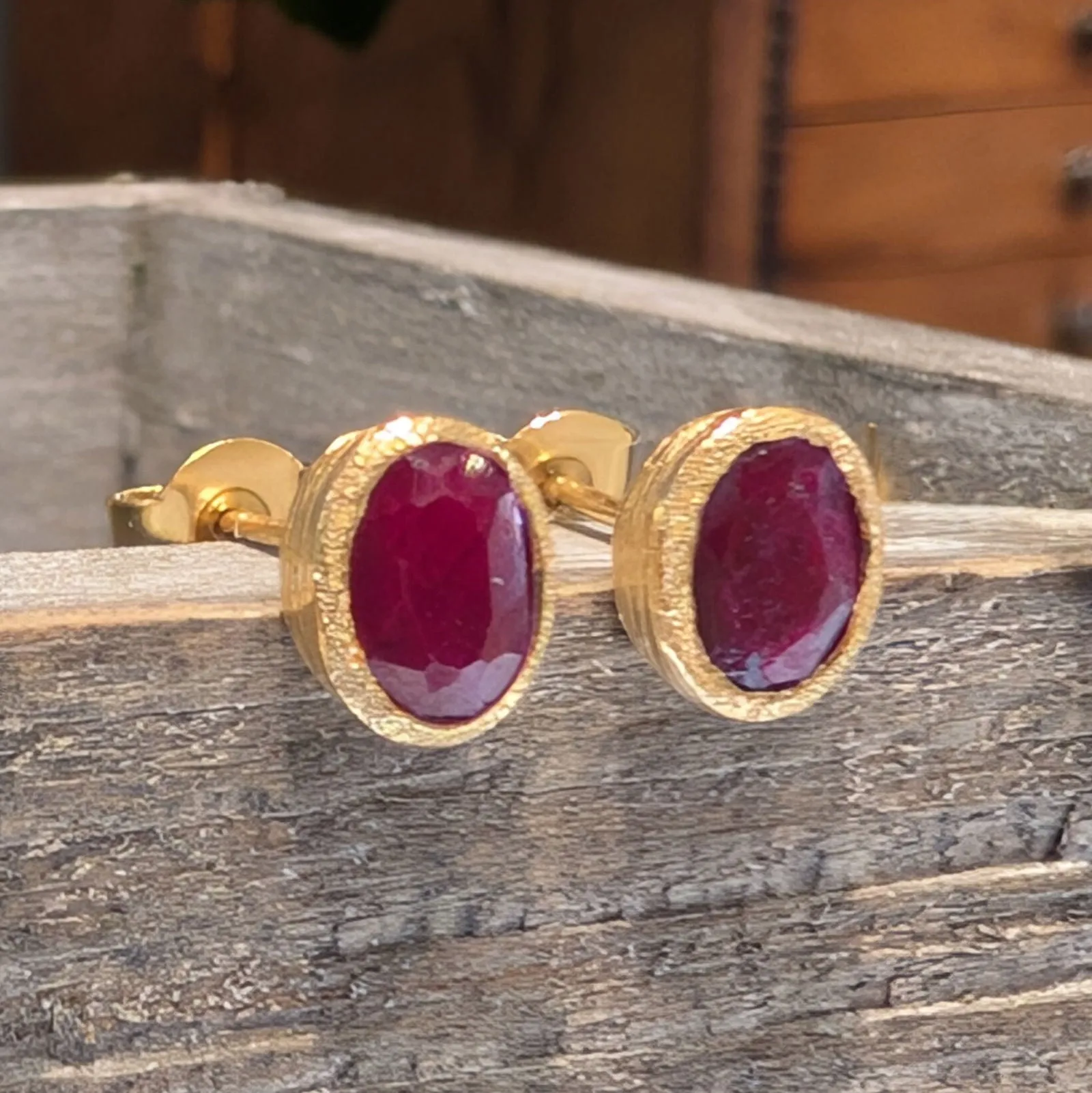 Birthstone Earrings by Jorge