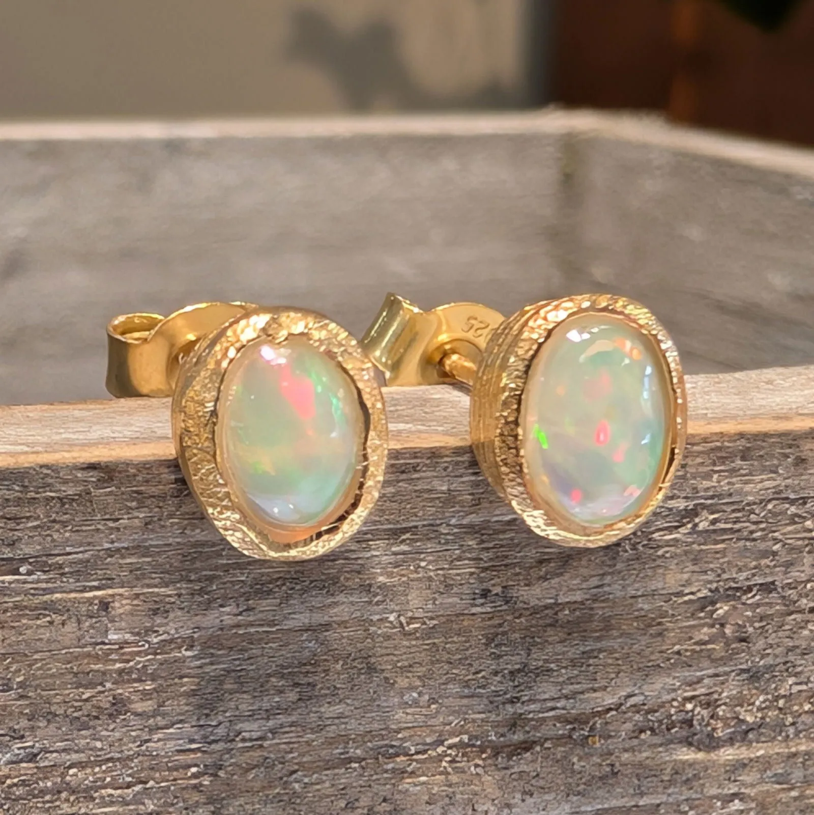 Birthstone Earrings by Jorge