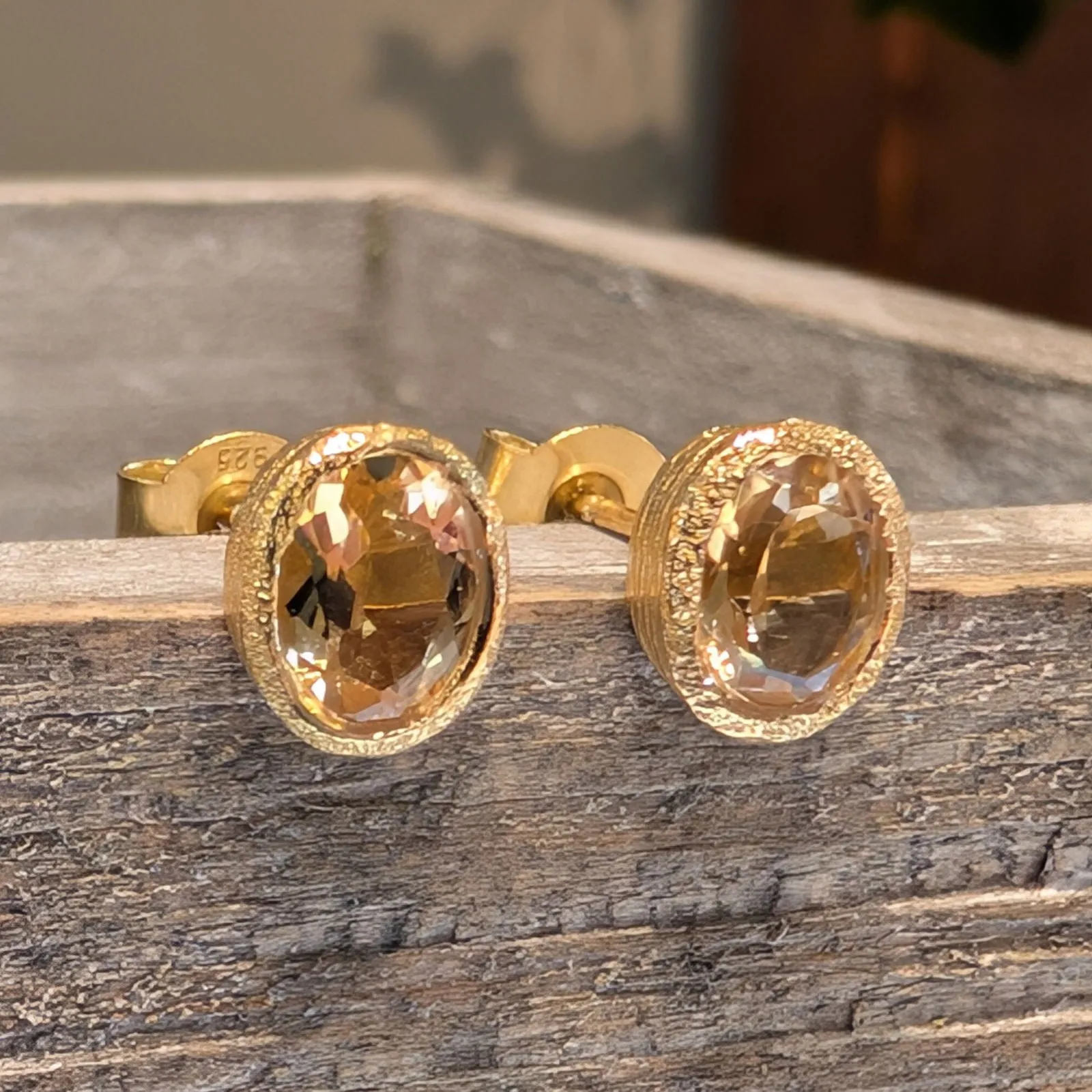 Birthstone Earrings by Jorge