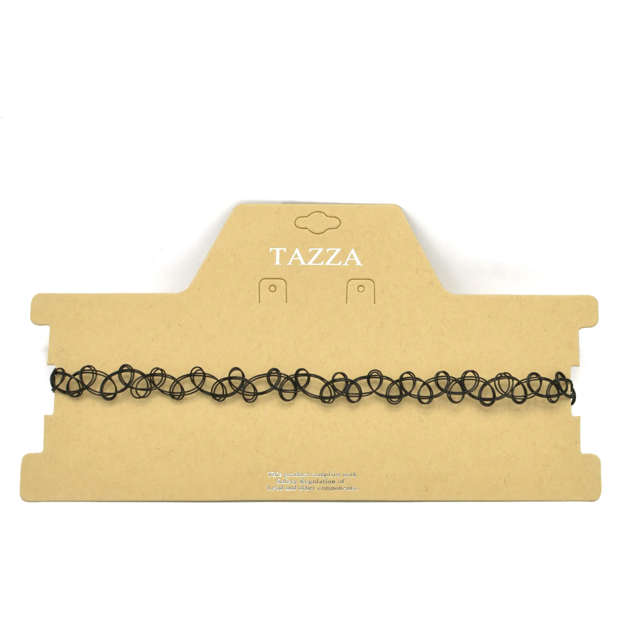 BLACK CHROCHET STRETCH TATTOO CHOKER NECKLACE #FW-CROCHNET