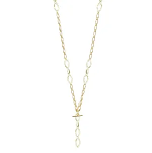 Blossom Toggle Necklace in Gold